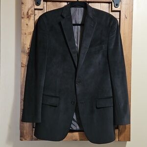 Calvin Klein Mens Black Polyester Blazer 36R